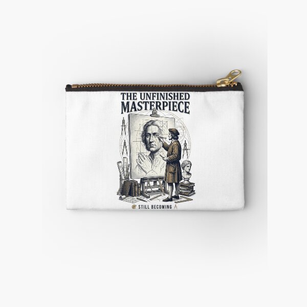 Item preview, The Unfinished Masterpiece - Still Becoming - Renaissance Artist and Sketch Vector Design designed and sold by Nubian Style.