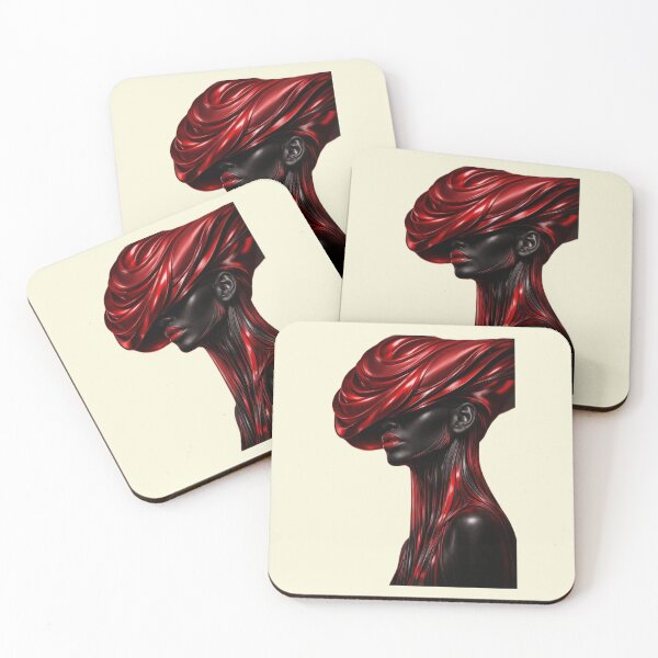 Item preview, Avant-Garde Red & Black Portrait designed and sold by  Color & Form.