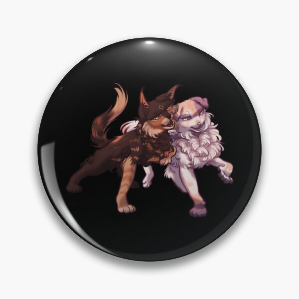 Item preview, Dynamic Dog Duo Illustration designed and sold by Fibi-studio.