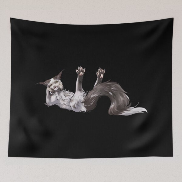 Item preview, Charming Fluffy Cat Illustration designed and sold by Fibi-studio.