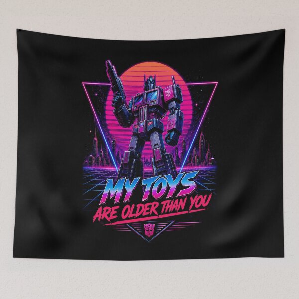 Item preview, My Toys Are Older Than You Retro Synthwave Vaporwave designed and sold by BeardWave.
