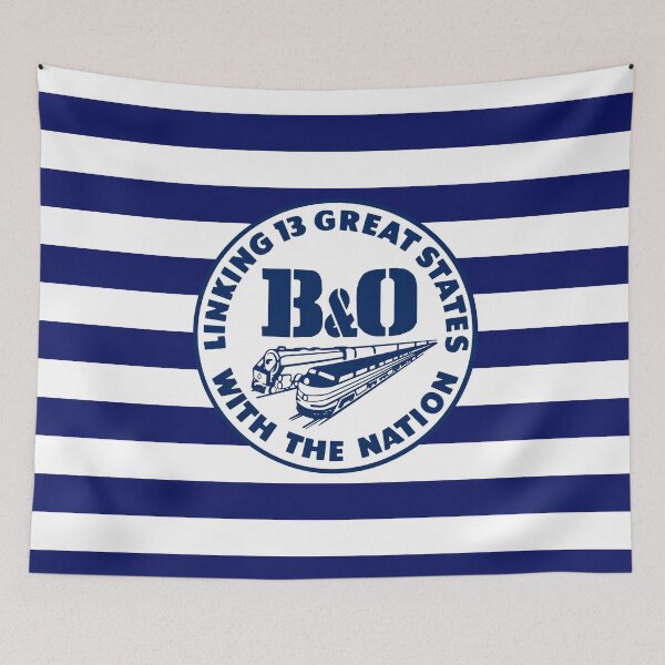 Item preview, B & O - 13 Great States Logo designed and sold by Trains-and-Rail.