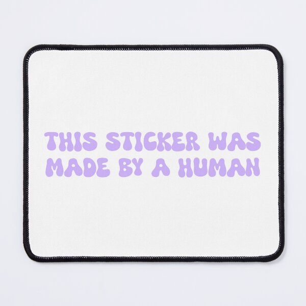 Item preview, This sticker was made by a human designed and sold by SlimyFish.