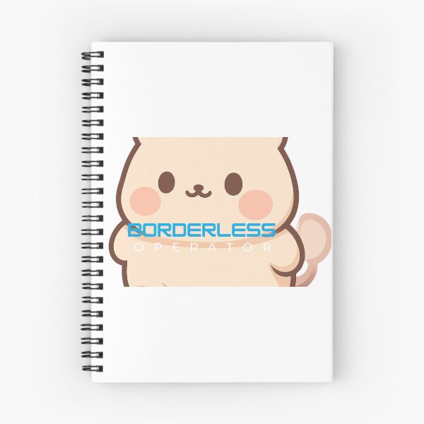 Item preview, Borderless Operator Kawaii Chibi Cat Gamer Mascot Typography designed and sold by ZestlyStore94.