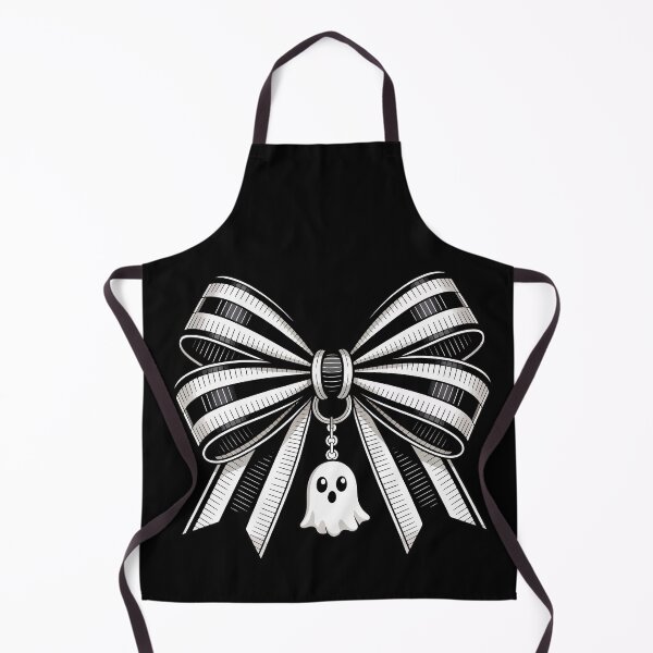 Item preview, Striped Bow with Ghost Charm designed and sold by jkrphoto.