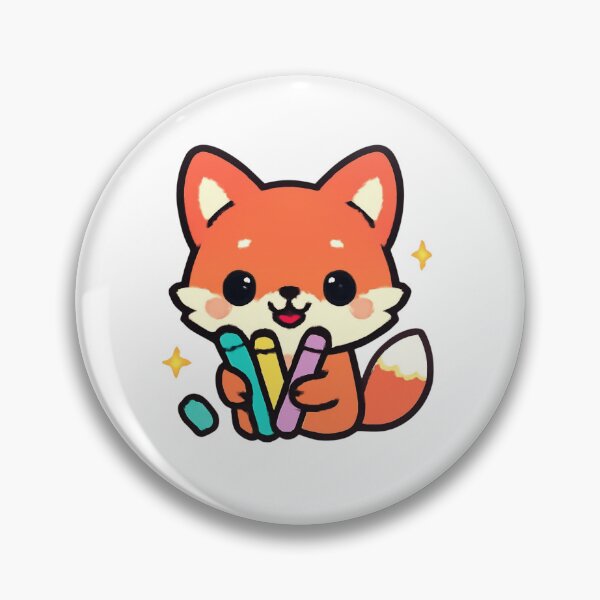 Item preview, Fox with Markers designed and sold by foryouandyours.