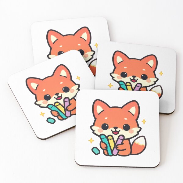 Item preview, Fox with Markers designed and sold by foryouandyours.