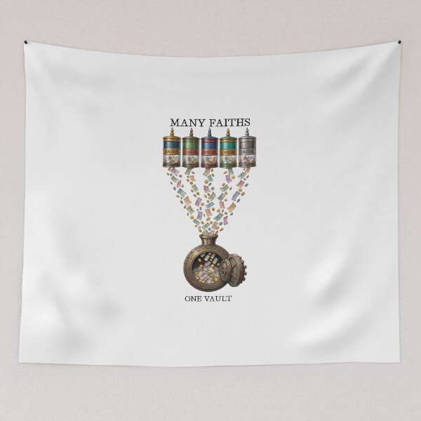 Item preview, Many faiths one vault designed and sold by VARA by Prasad.