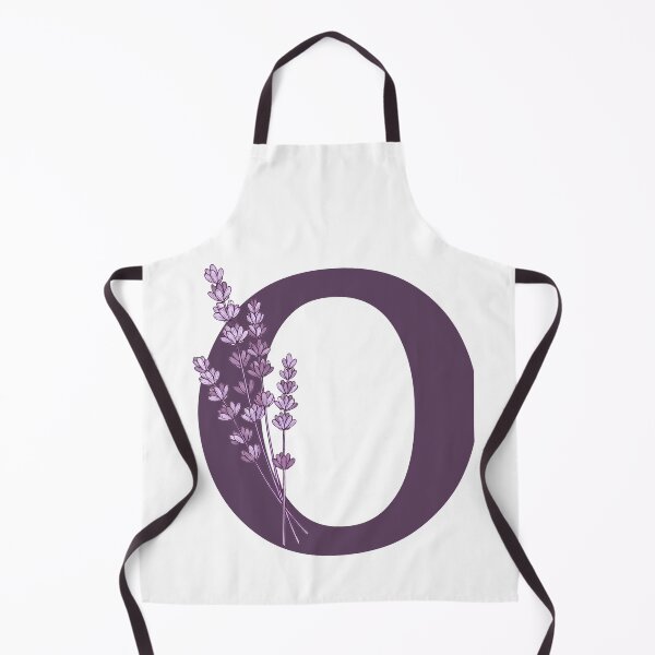 Item preview, Purple Letter O With Lavender Flowers designed and sold by ITCHAWAWAA.