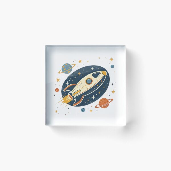 Item preview, exploratory rocket in space designed and sold by mixoubraw.