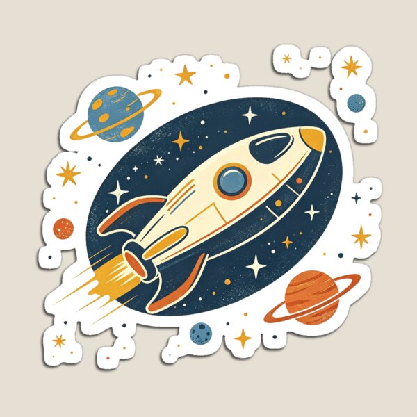 Item preview, exploratory rocket in space designed and sold by mixoubraw.