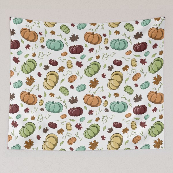 Item preview, Colorful Fall Pumpkins designed and sold by FunHappyCute.