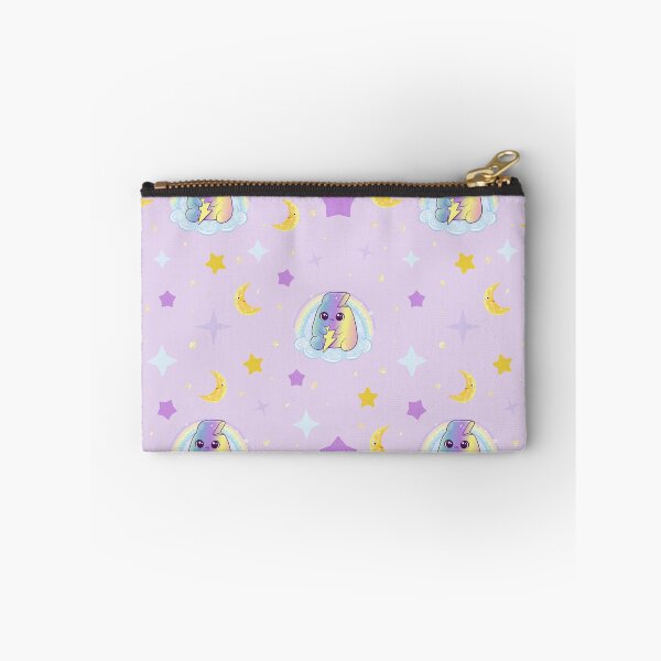 Item preview, Pastel Purple Rainbow Lightning Dreams Pattern designed and sold by Herzbaumatelier.