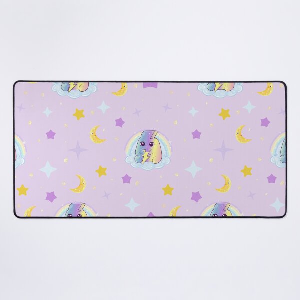 Item preview, Pastel Purple Rainbow Lightning Dreams Pattern designed and sold by Herzbaumatelier.