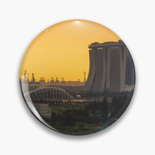 Item preview, Singapore Skyline at Dusk designed and sold by Kasia Design.