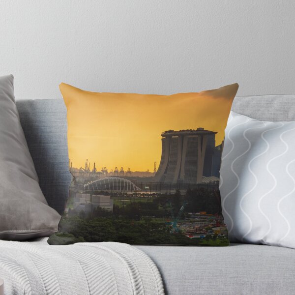 Item preview, Singapore Skyline at Dusk designed and sold by Kasia Design.
