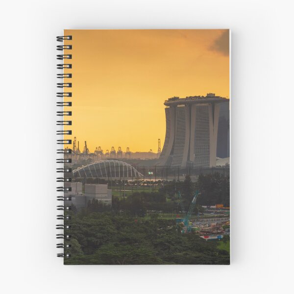 Item preview, Singapore Skyline at Dusk designed and sold by Kasia Design.
