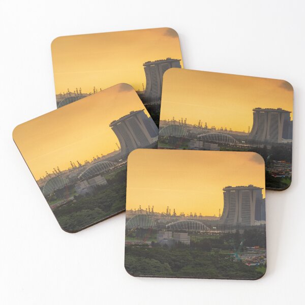 Item preview, Singapore Skyline at Dusk designed and sold by Kasia Design.