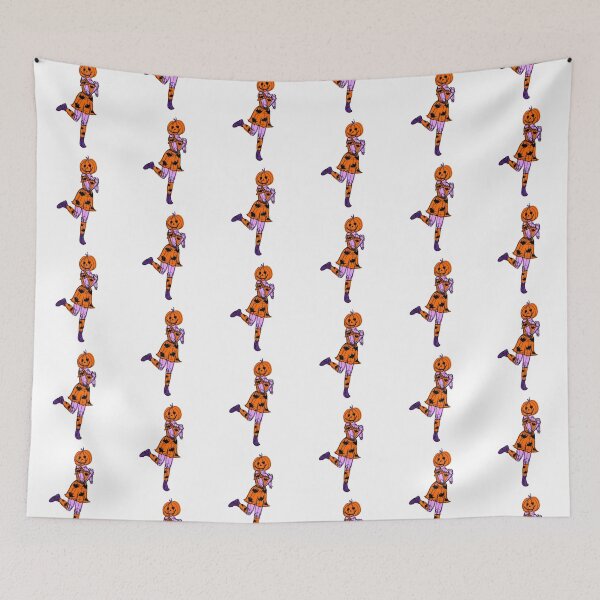 Item preview, Spooky Girl In Bat Dress with white background designed and sold by missmann.