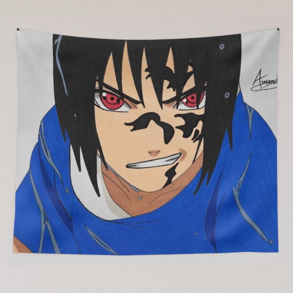 Item preview, Sasuke with the Curse Mark designed and sold by Amanda-Drawing.