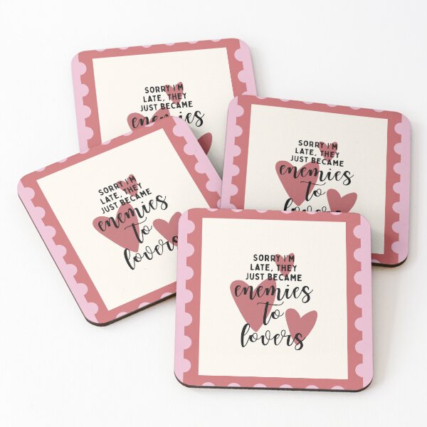 Item preview, Sorry I'm Late, They Just Became Enemies To Lovers designed and sold by girlyswantbooks.