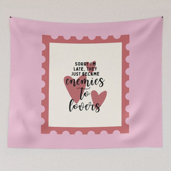 Item preview, Sorry I'm Late, They Just Became Enemies To Lovers designed and sold by girlyswantbooks.