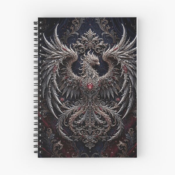 Item preview, Ornate Gothic Phoenix Dark Fantasy designed and sold by KuzeyWestStudio.