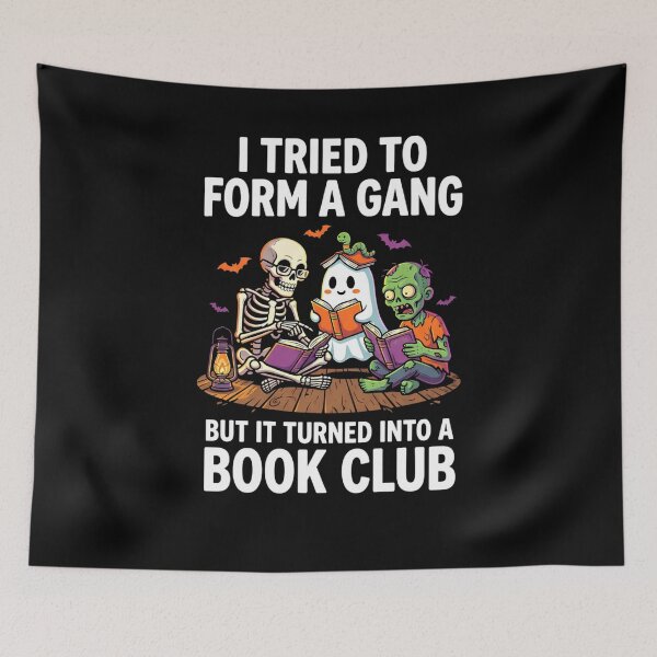 Item preview, I Tried to Form A Gang But It Turned Into A Book Club designed and sold by Mateusz Majcherek.