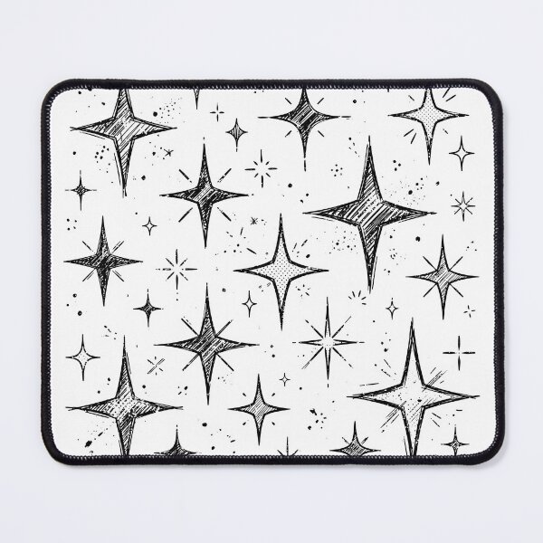 Item preview, Y2K Retro Sketchy Stars Grunge Aesthetic designed and sold by mochiMooco.