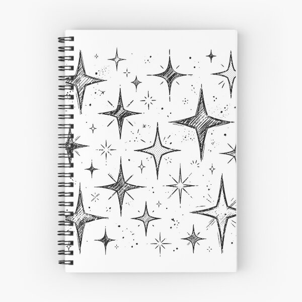 Item preview, Y2K Retro Sketchy Stars Grunge Aesthetic designed and sold by mochiMooco.