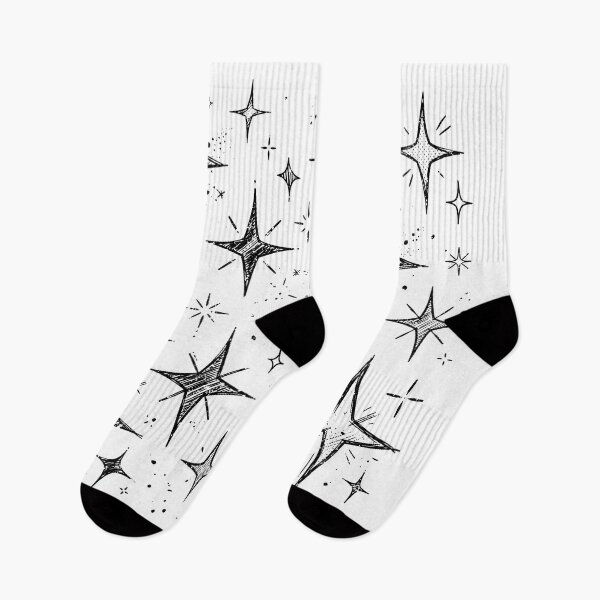 Item preview, Y2K Retro Sketchy Stars Grunge Aesthetic designed and sold by mochiMooco.