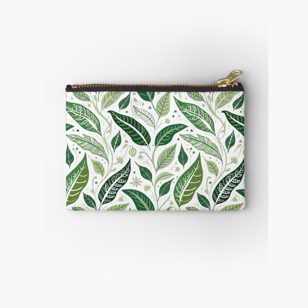 Item preview, Enchanted Green Foliage – Whimsical Botanical Leaves Seamless Pattern designed and sold by Mousy17.