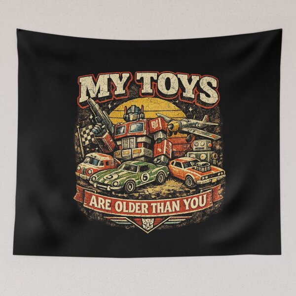 Item preview, My Toys Are Older Than You Vintage Distressed Retro designed and sold by BeardWave.