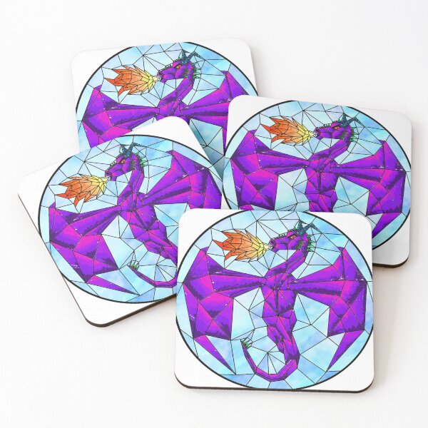 Item preview, Stained glass Dragon designed and sold by Alexismackay.