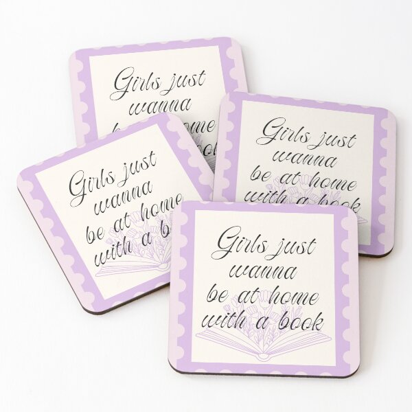 Item preview, Girls Just Wanna Be At Home With A Book designed and sold by girlyswantbooks.