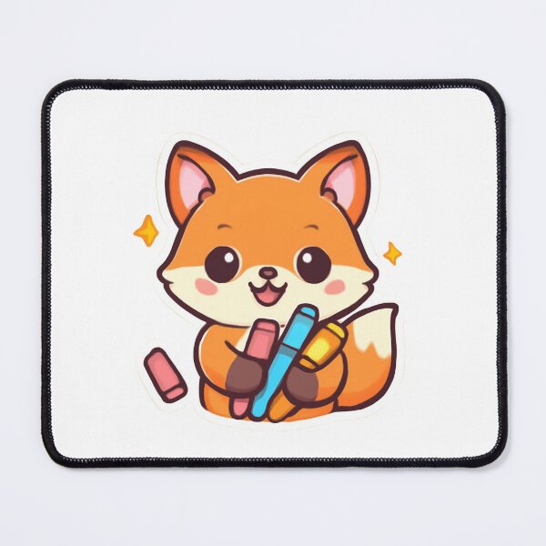 Item preview, Fox with Markers designed and sold by foryouandyours.