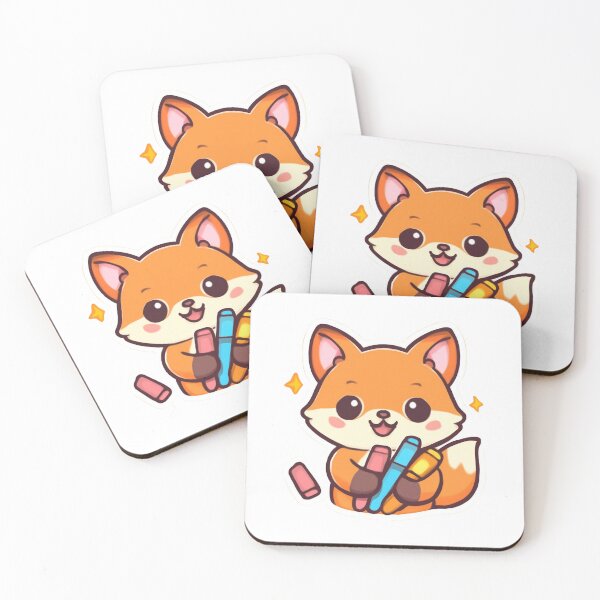 Item preview, Fox with Markers designed and sold by foryouandyours.