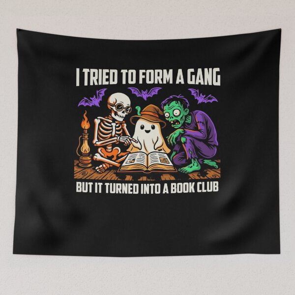 Item preview, I Tried to Form A Gang But It Turned Into A Book Club designed and sold by Mateusz Majcherek.