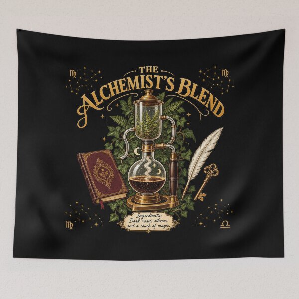Item preview, Brewing Solitude | Dark Academia Coffee Plant Alchemy | Mystical Vintage Aesthetic T-Shirt designed and sold by Final Chance Designs⭐️⭐️⭐️⭐️⭐️.