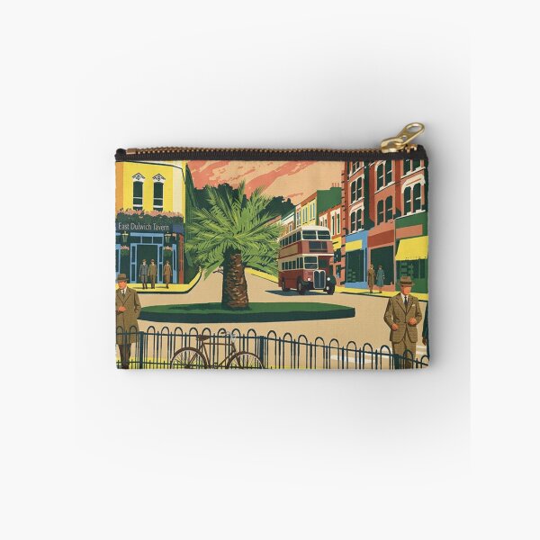 Item preview, East Dulwich London Original Custom Vintage Poster Wall Art Design Pillow Gift designed and sold by Cool Robot Bro..
