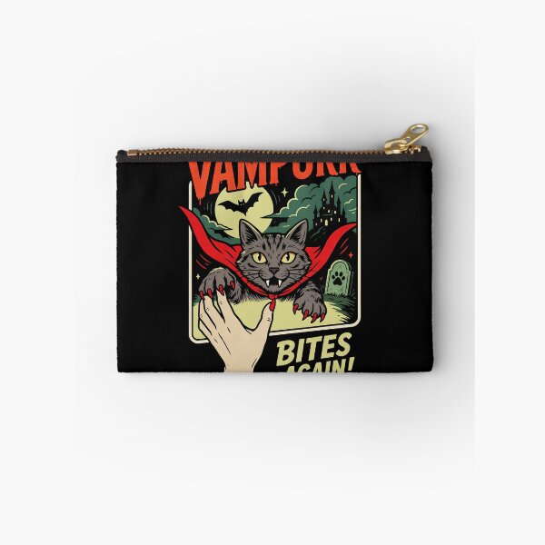 Item preview, Vampurr Bites Again Funny Cat designed and sold by Mateusz Majcherek.