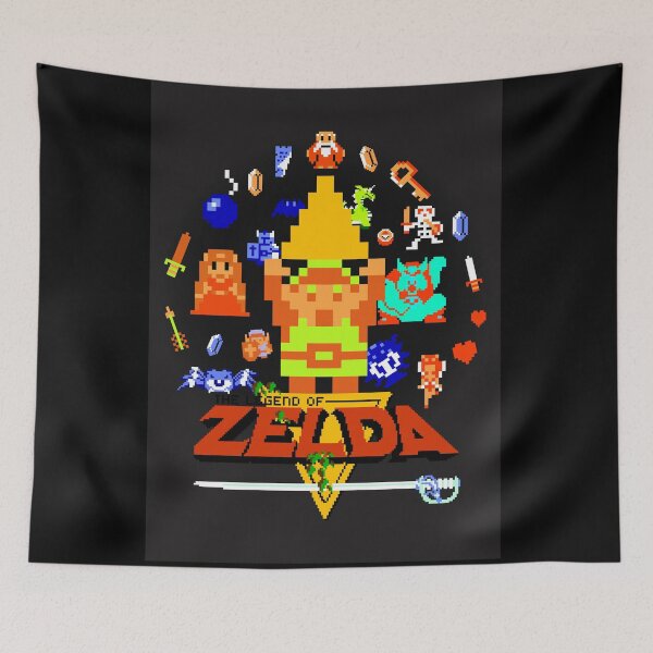 Item preview, The Legend of Zelda (NES) – Héroes en pixel art y objetos legendarios designed and sold by Pixel Otaku Gallery.