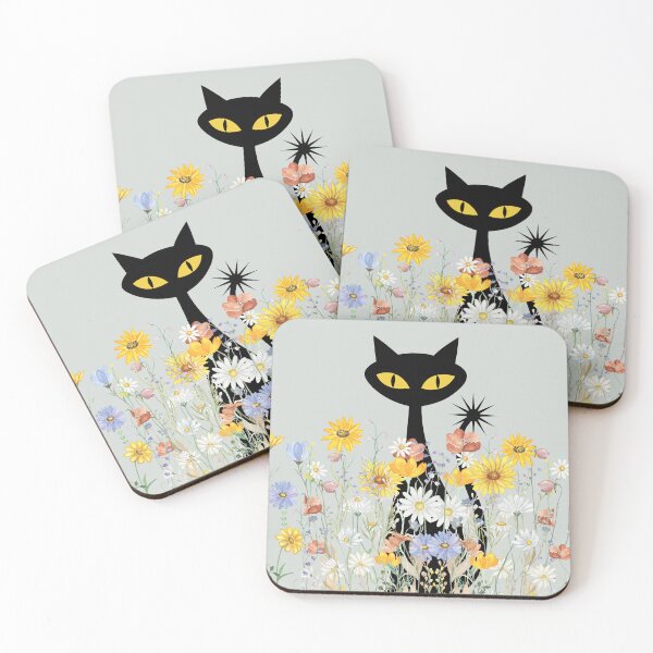 Item preview, Artistic Cat in garden - a garden treasure designed and sold by 247DesignStudio.