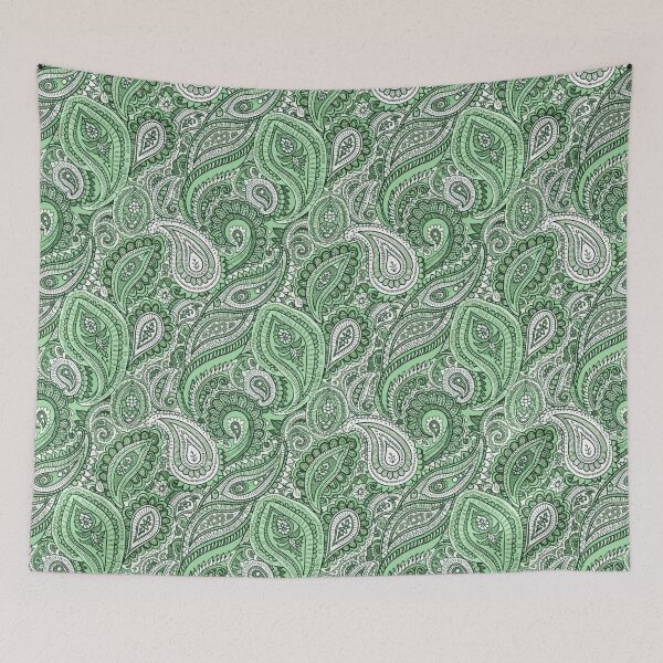 Item preview, Sage Green Paisley – Intricate Vintage Boho Floral Pattern designed and sold by Mousy17.