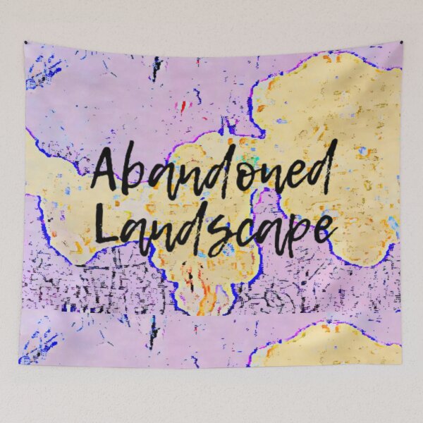 Item preview, Glitch Vaporwave Abandoned Landscape - Abstract Topography designed and sold by AWADHESH  CHAURASIA.