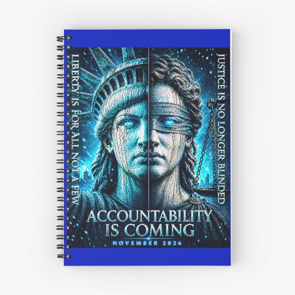 Item preview, ✨⭐ ACCOUNTABILITY IS COMING COLLECTION⭐✨ - NOVEMBER 2026 - LIBERTY & JUSTICE EDITION ⭐ designed and sold by WheelieGdArt.