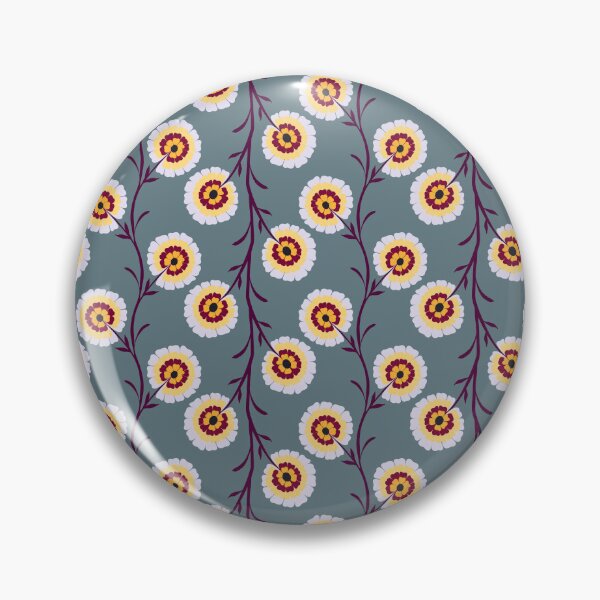 Item preview, Retro Floral Vine Pattern – Colorful Wildflower Botanical Design designed and sold by Rukhscreations.