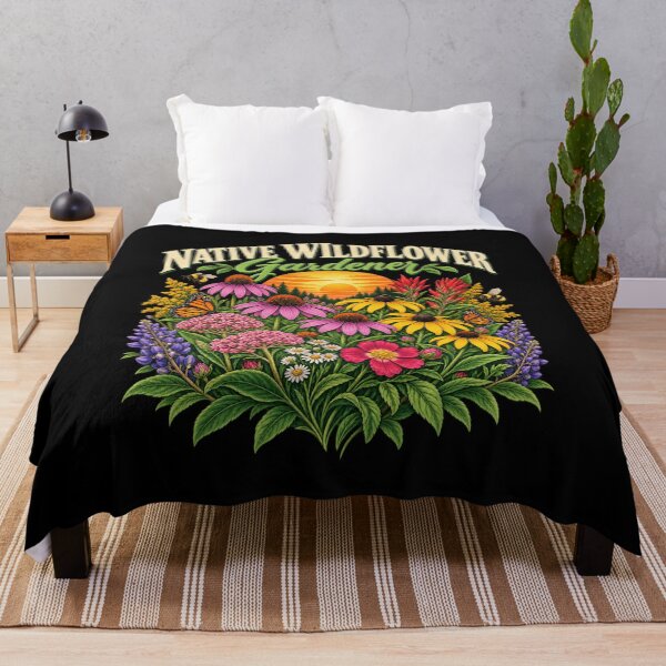 Item preview, Native Wildflower Gardener Pollinator Garden Butterfly Bee T-Shirt designed and sold by Trendably.