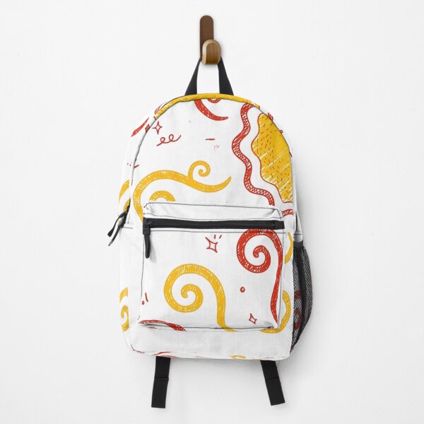 Item preview, Groovy Retro Wavy Sun Doodle Summer designed and sold by mochiMooco.