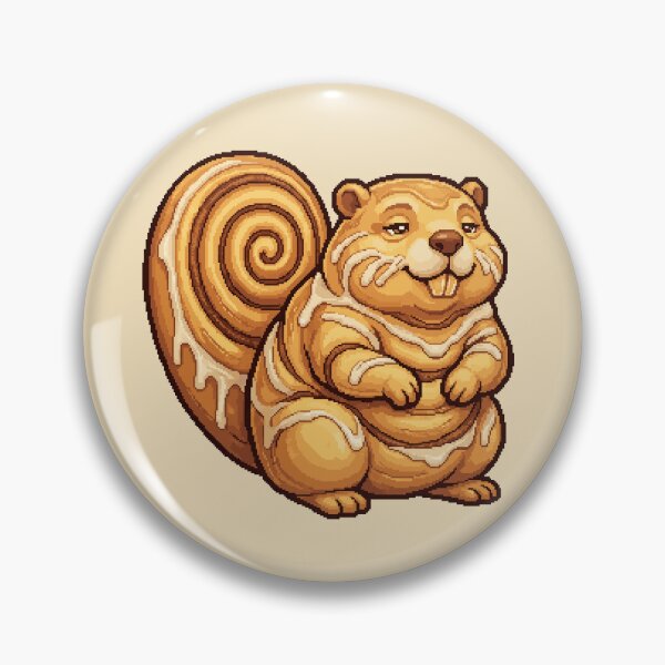 Item preview, Honey Bun Beaver Magical Dessert Familiar designed and sold by PixelBrujeria.